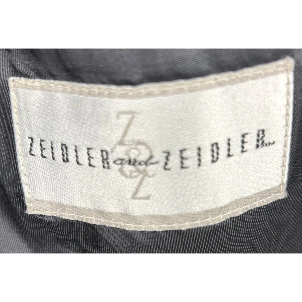 Zeidler And Zeidler Paul Rodon Mens Suit Jacket Sports Wool Black Charcoal 40R